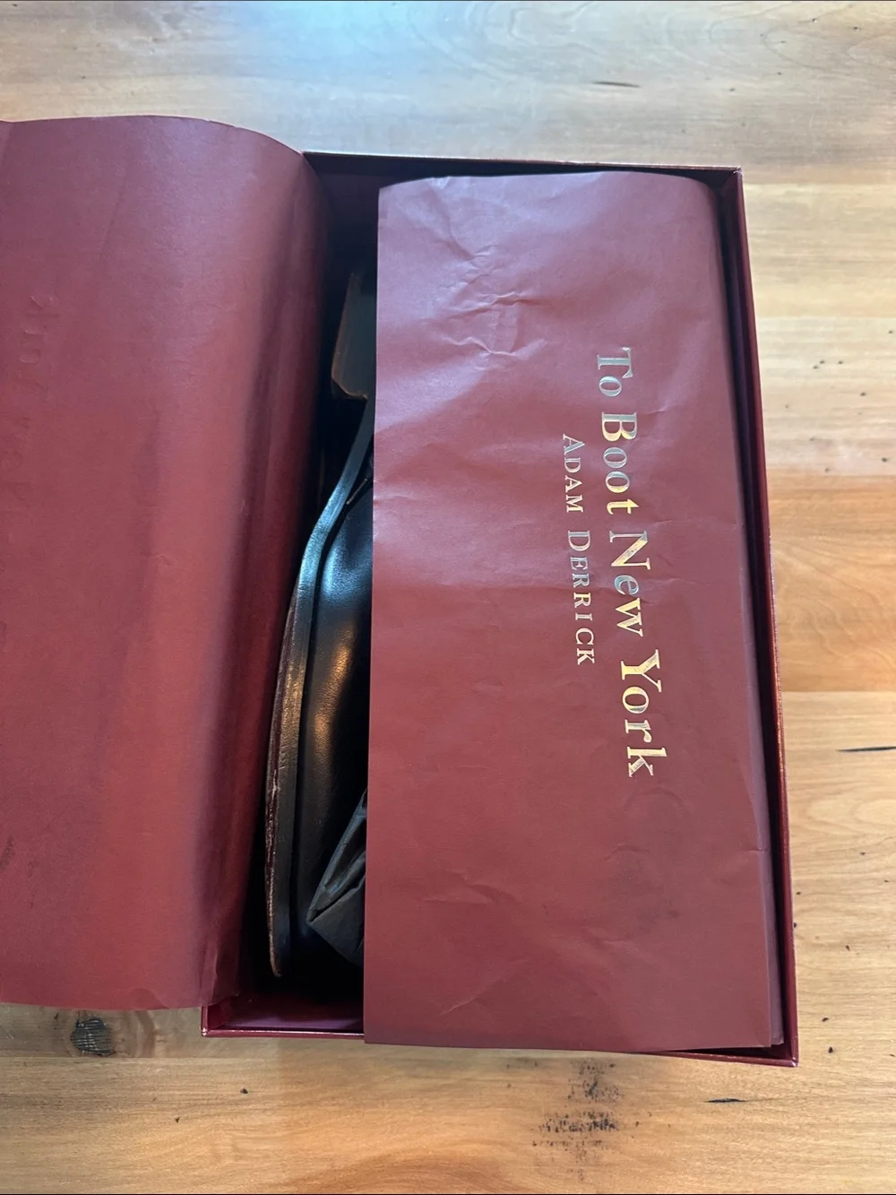 To Boot Black Leather Derby Oxfords